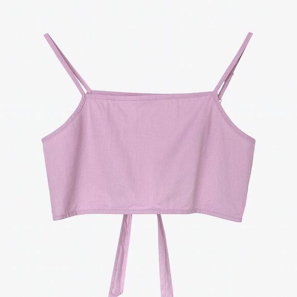 Simons Lavender Cotton-Linen Two-Piece Set – Size Small - Picture 5 of 5